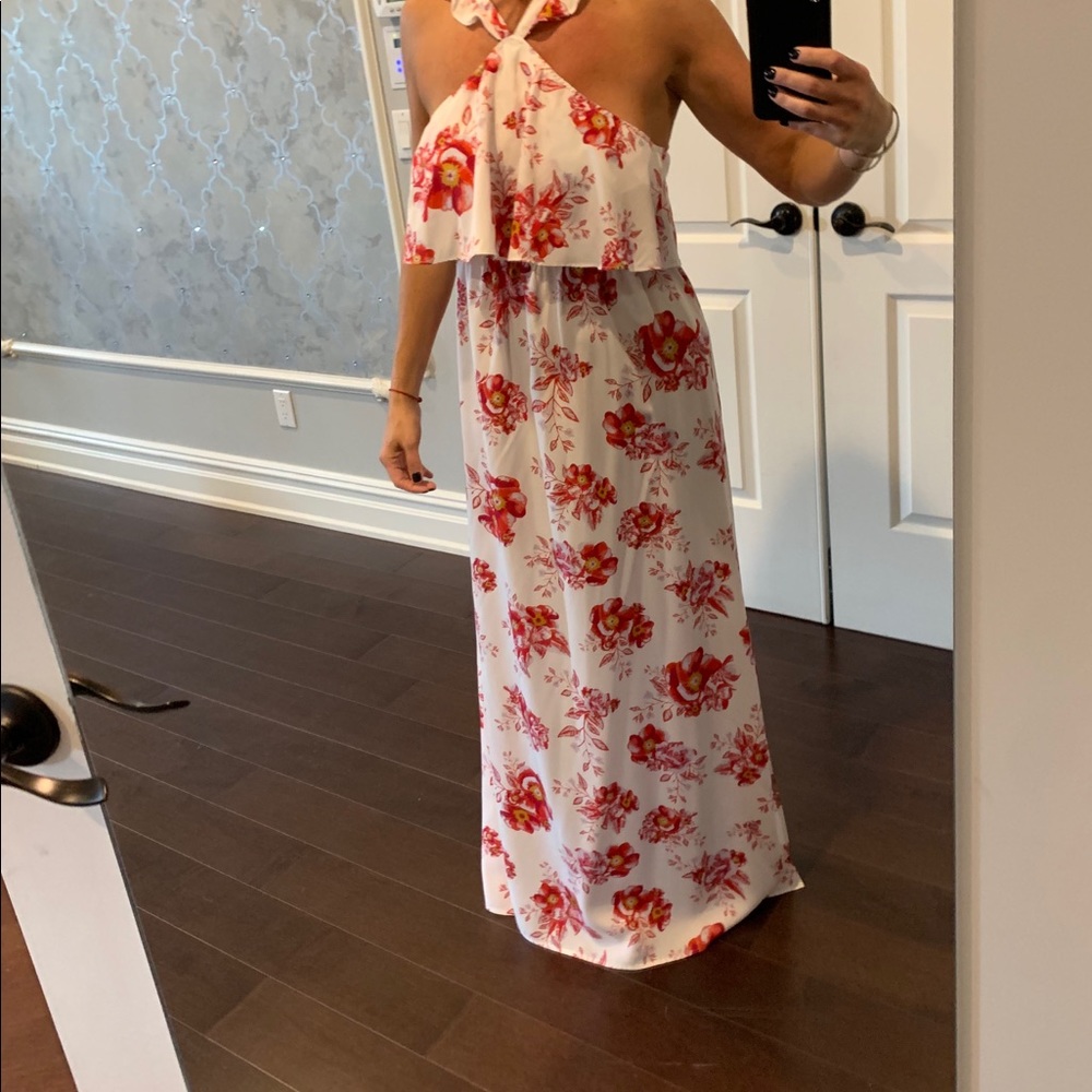 Authentic Tularosa flower maxi dress size s